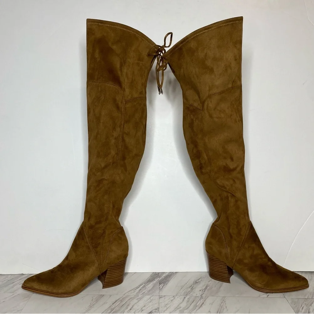 Marc Fisher Comara Brown Over The Knee Boot 7 1/2 M